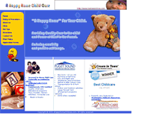 Tablet Screenshot of ahappyhomechildcare.com